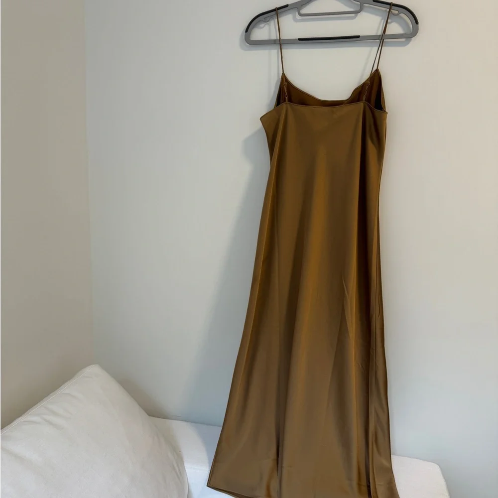 J. Crew Gold Slip Dress - Picture 4 of 6